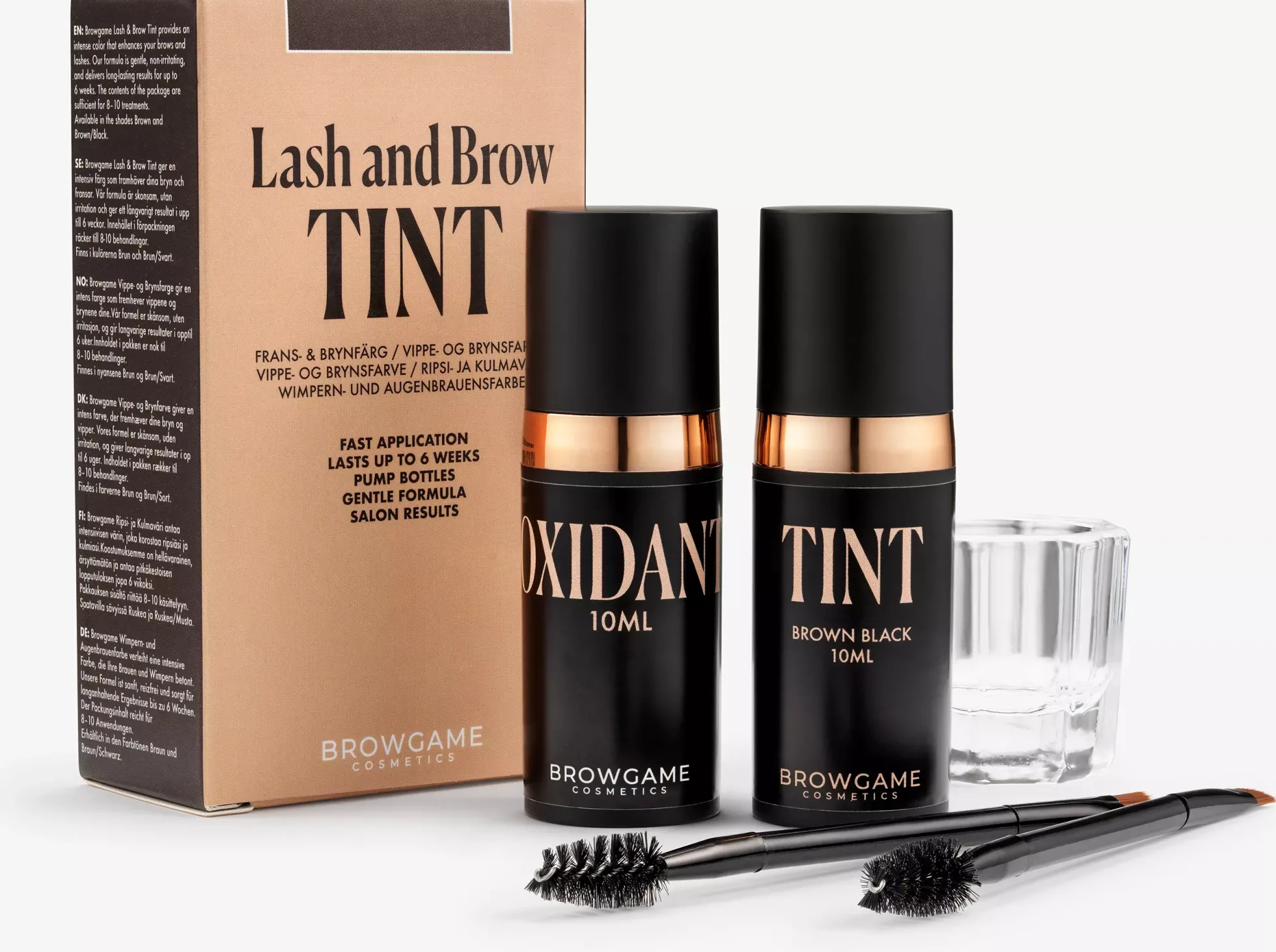 Browgame Cosmetics Brow Tint Brown Black