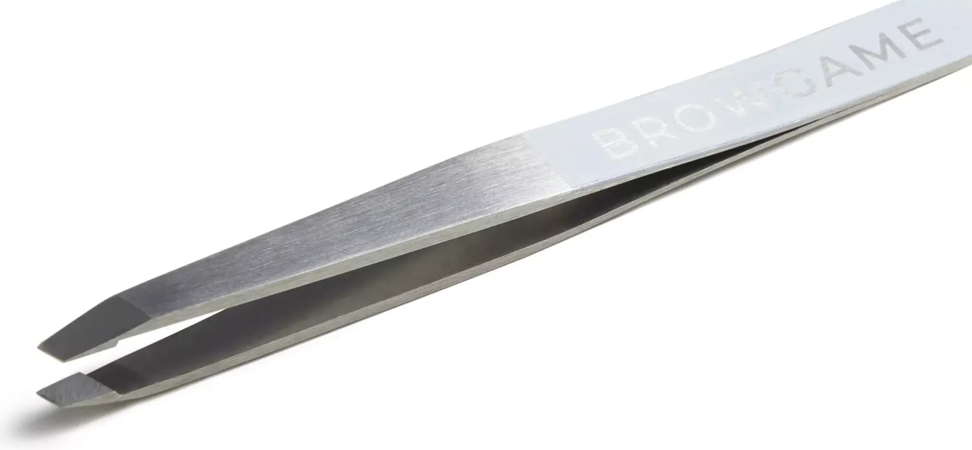 Browgame Cosmetics Original Slanted Tweezer White