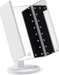 Browgame Cosmetics Tri Folded Lighted Makeup Mirror