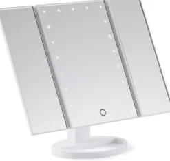 Browgame Cosmetics Tri Folded Lighted Makeup Mirror