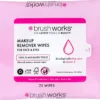 Brushworks Makeup Remover Wipes 25 Sheets