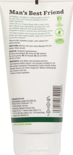 Bulldog Original Shave Gel 175 ml