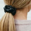 ByBarb Silk Hair Scrunchie Black
