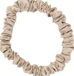 ByBarb Silk Hair Tie Thin Beige 1-p