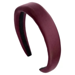 By Lyko Big Satin Padded Diadem Burgundy