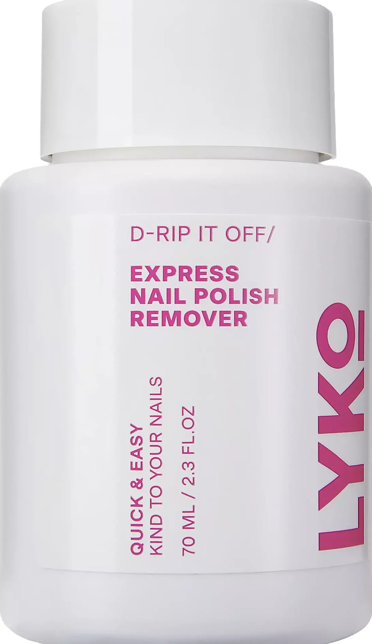 By Lyko D-rip it off express nail polish remover 70 ml