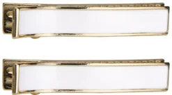 By Lyko Enameled Metal Hair Clips White
