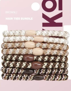 By Lyko Hair Ties Bundle Brown