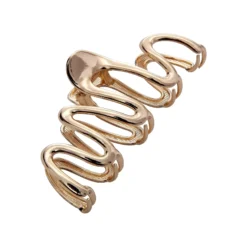 By Lyko Metallic Hair Claw Wave Silver