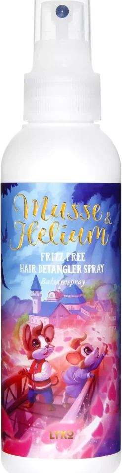 By LykoMusse & Helium Frizz Free Hair Detangler Spray 150 ml
