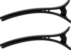 By Lyko 2-pack Rubberized Mini Clips Brown