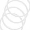 By Lyko 4-pack Soft Hair Ties White