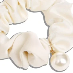 By Lyko Satin Scrunchie with Pearl