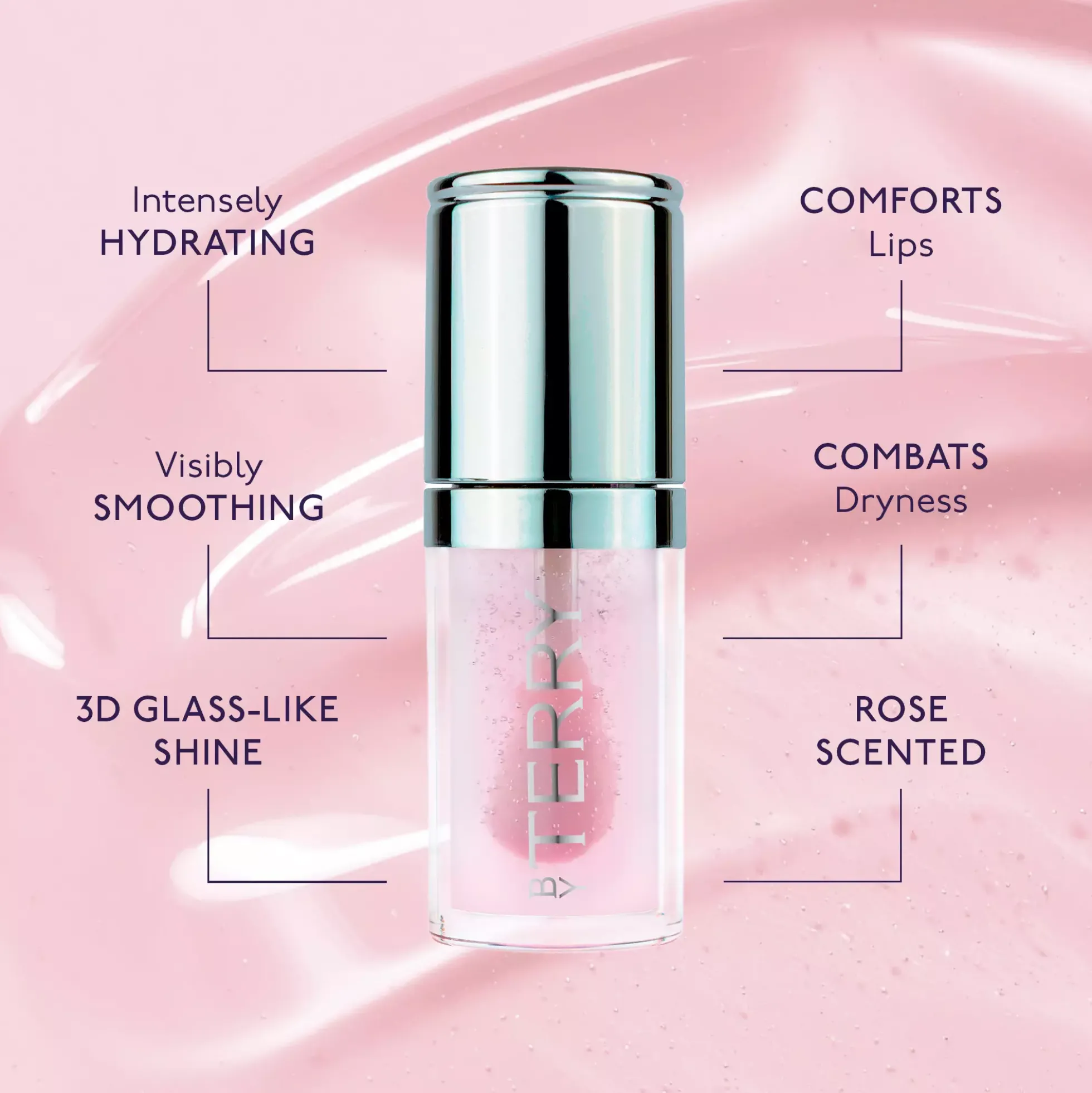 By TerryBaume de Rose Lip Oil Serum N2 Dazzling Rose