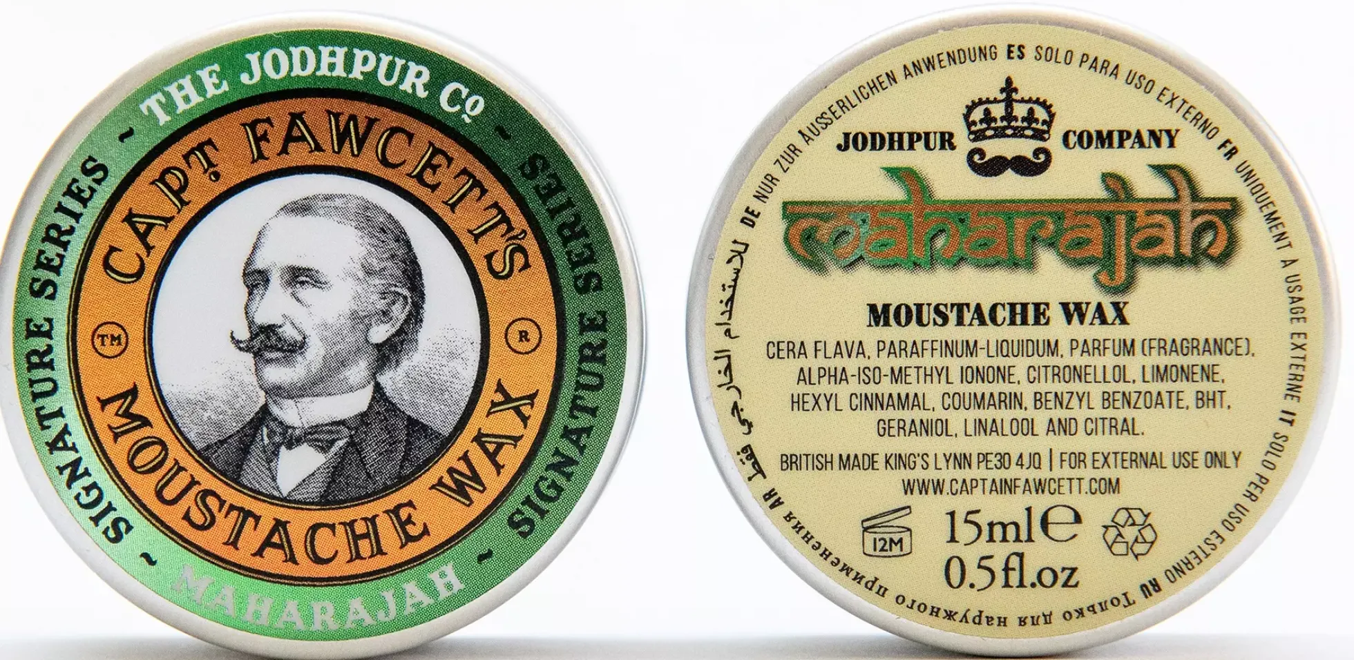 Captain FawcettMaharajah Moustache Wax 15 ml