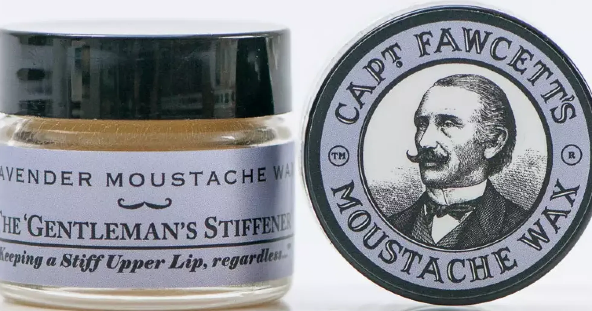 Captain Fawcett Mustache Wax Lavender