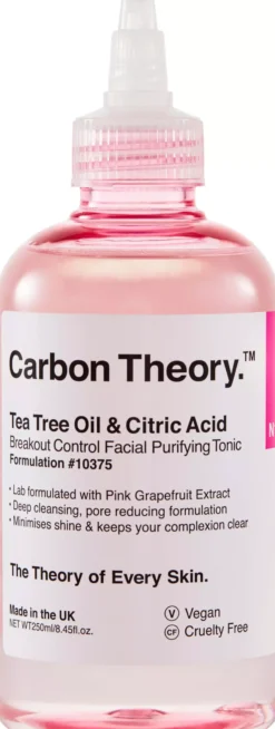Carbon TheoryAnti Breakout Tea Tree Oil & Citric Acid Breakout Control Facial Purifying Tonic 250 ml