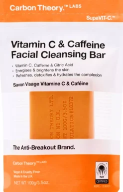Carbon TheorySupaVit-C Vitamin C & Caffeine Facial Cleansing Bar 100 g