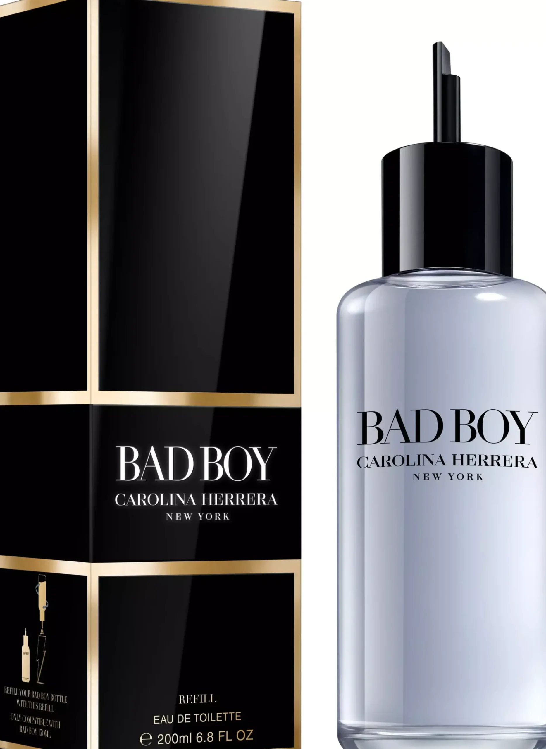 Carolina HerreraBad Boy Eau De Toilette Refill 200 ml