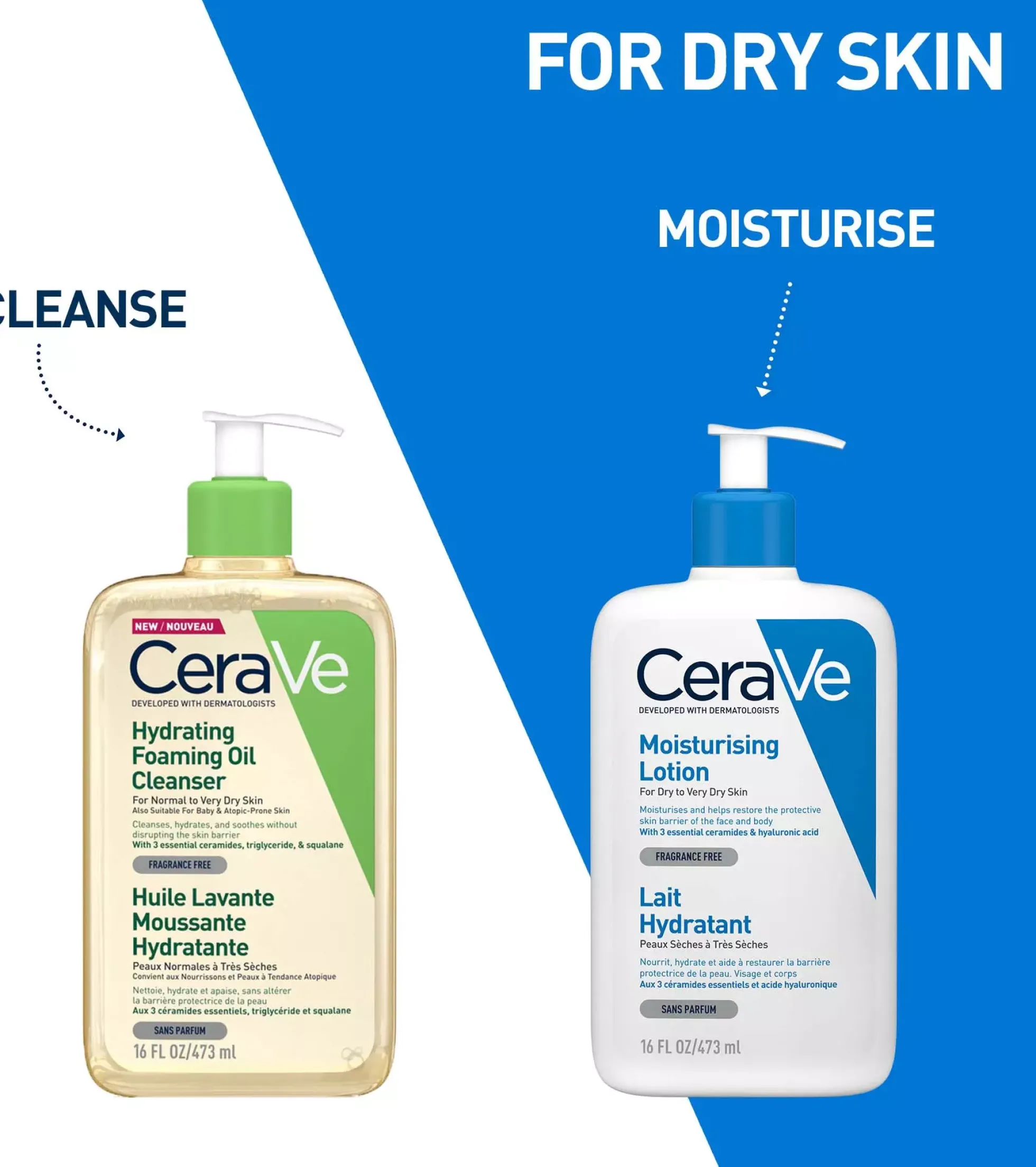 CeraVe Hydrating Foaming Oil Cleanser 473 ml