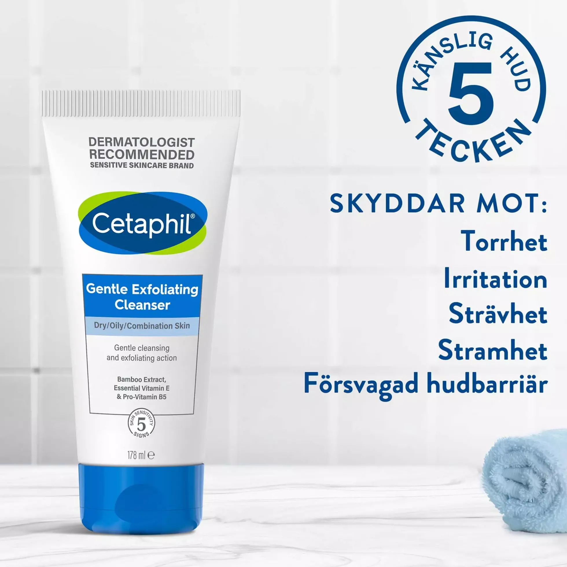 Cetaphil Gentle Exfoliating Cleanser 178 ml