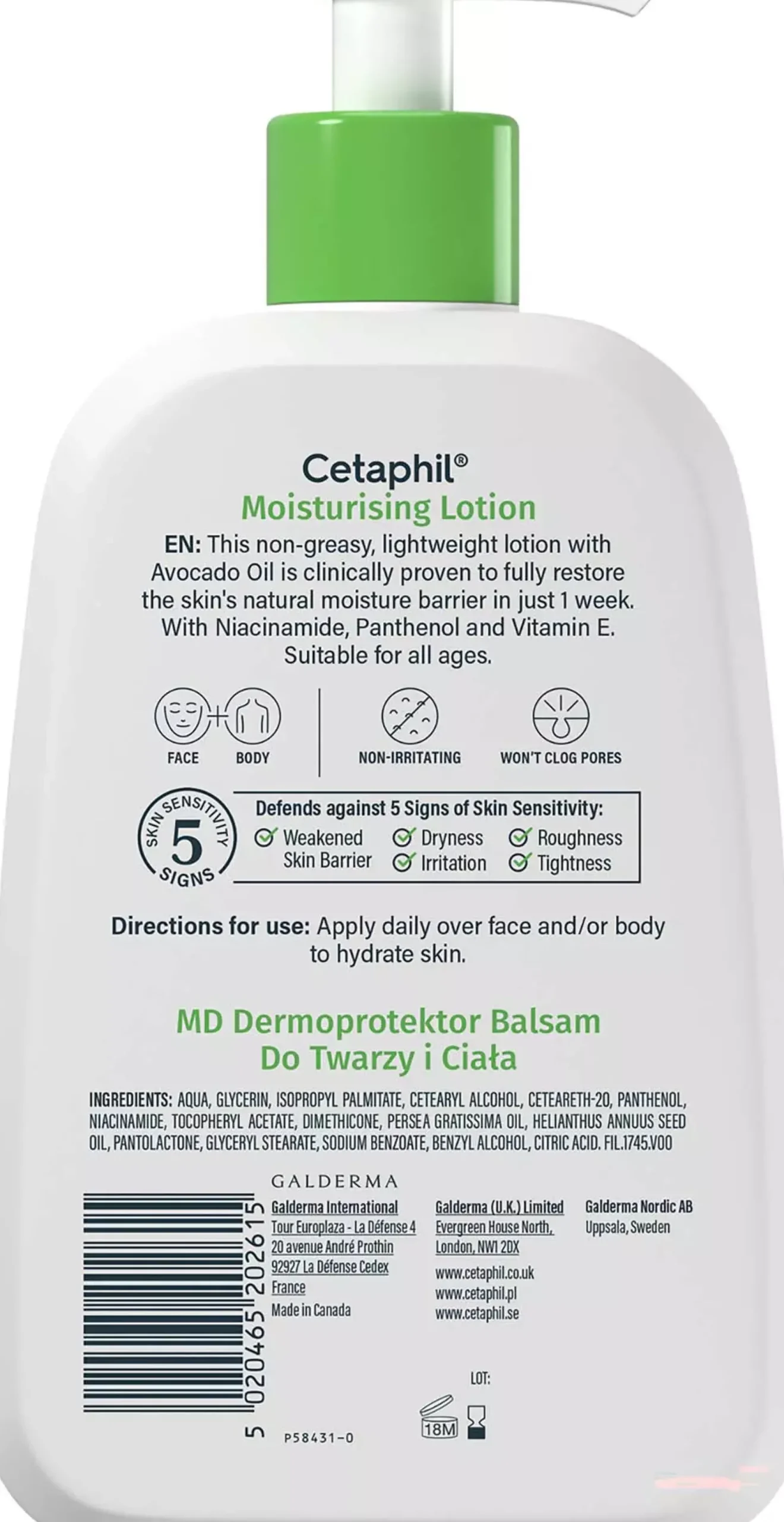 Cetaphil Moisturising Lotion 473 ml