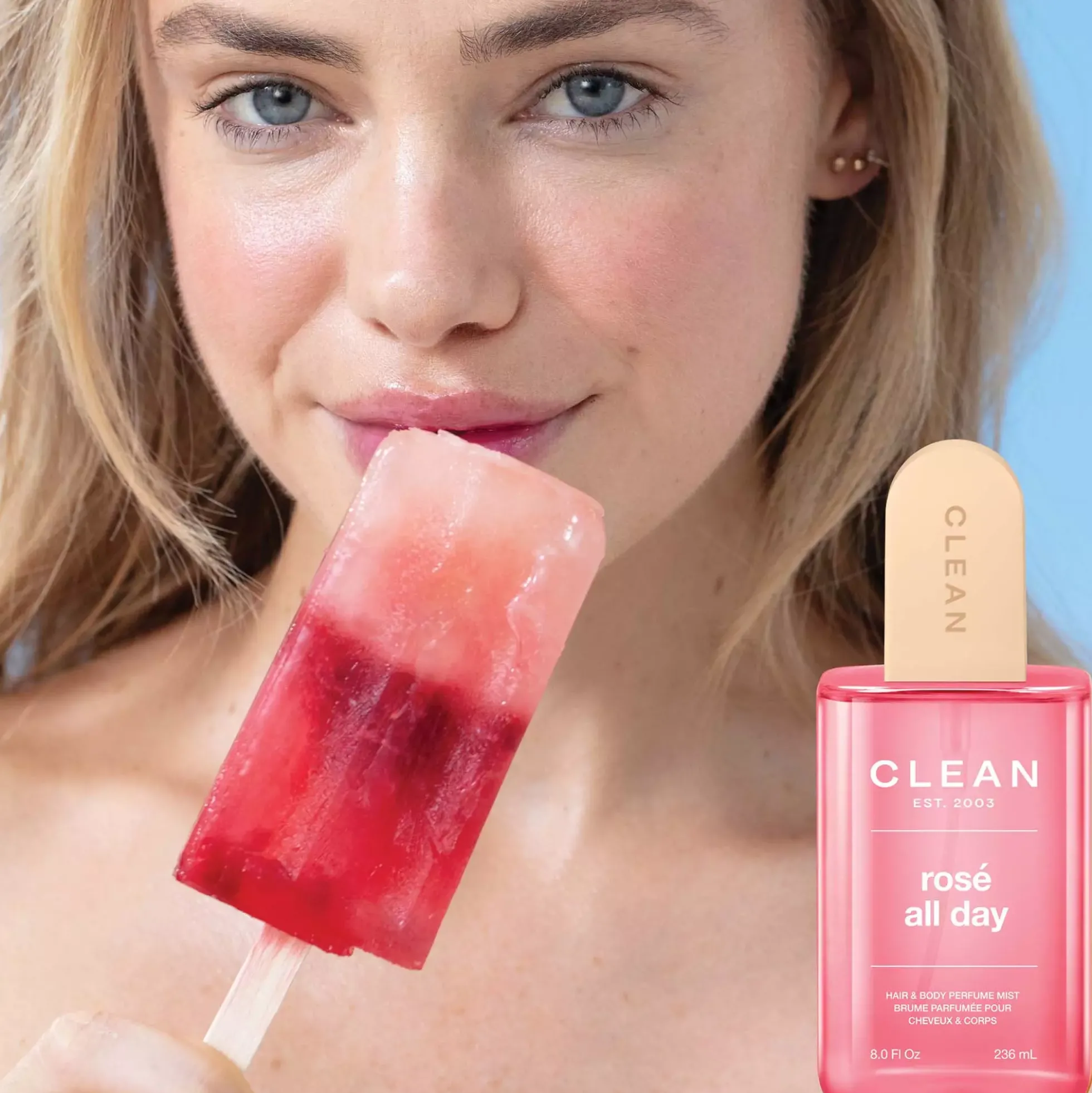 CLEAN Rosé All Day Hair & Body Perfume Mist 88 ml