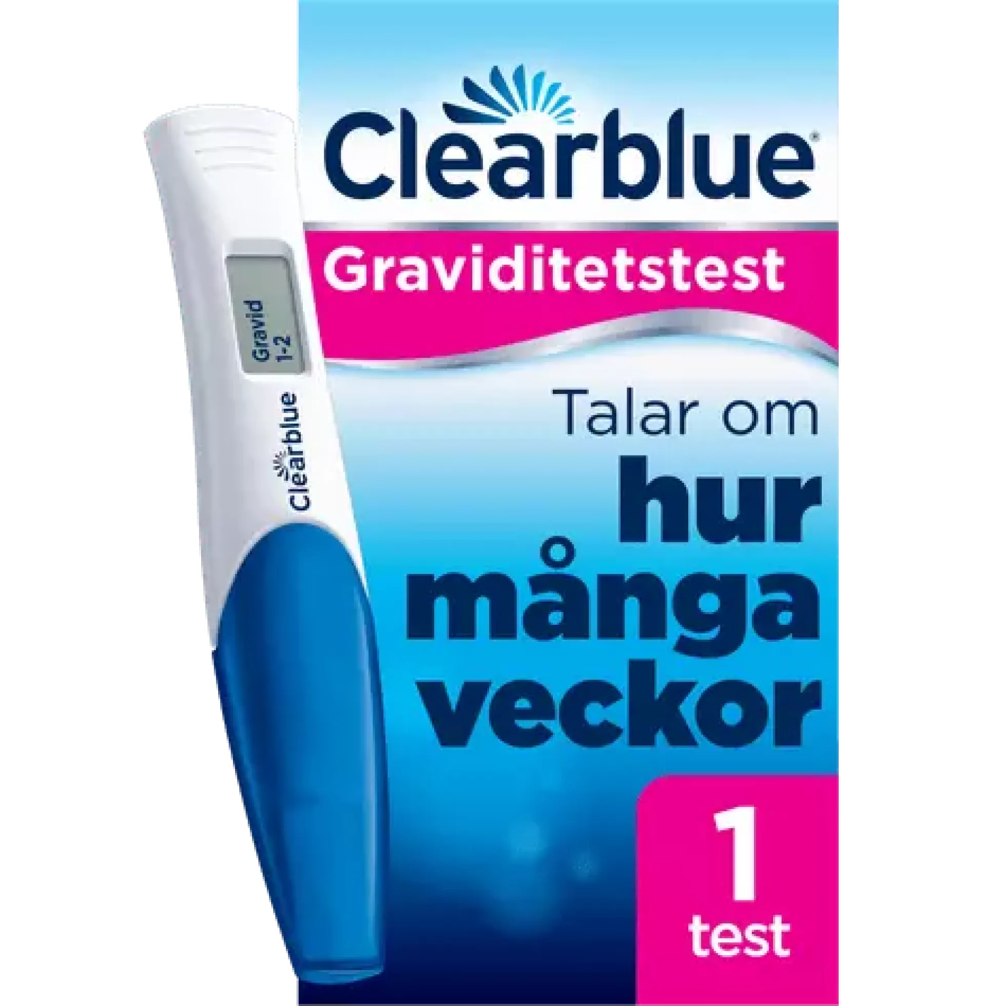 Clearblue Digital graviditetstest med veckoindikator, 1 st