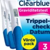 Clearblue Ultra Early Pregnancy test 3 tests (1 digital 2 visual)