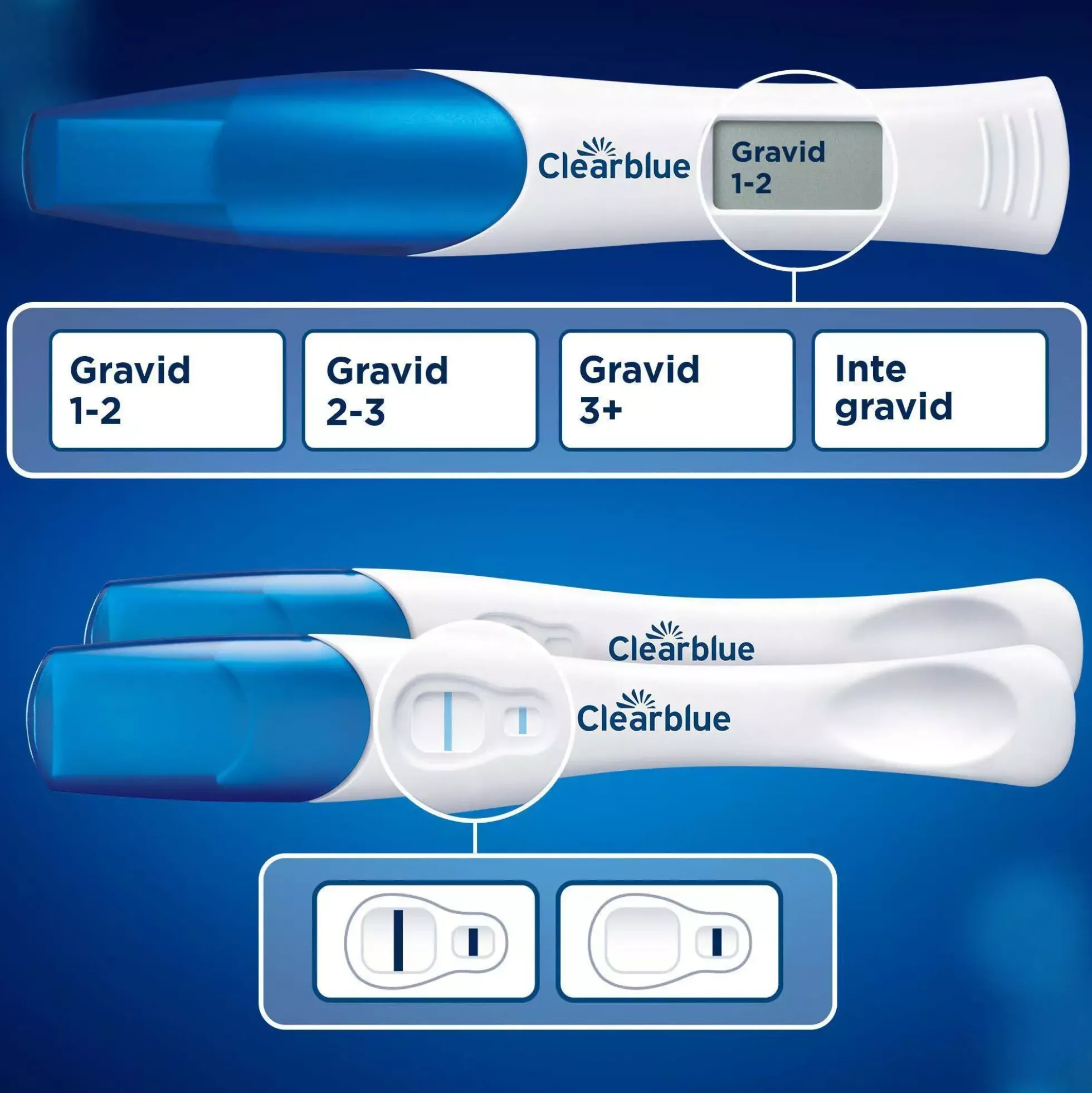 Clearblue Ultra Early Pregnancy test 3 tests (1 digital 2 visual)