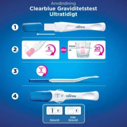 Clearblue Ultra Early Pregnancy test 3 tests (1 digital 2 visual)