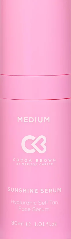 Cocoa Brown Sunshine Serum Hyaluronic Self-Tan Face Serum Medium