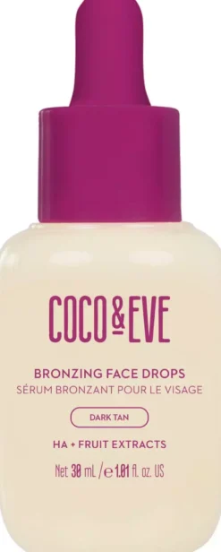 Coco & Eve Bronzing Face Drops Dark Tan