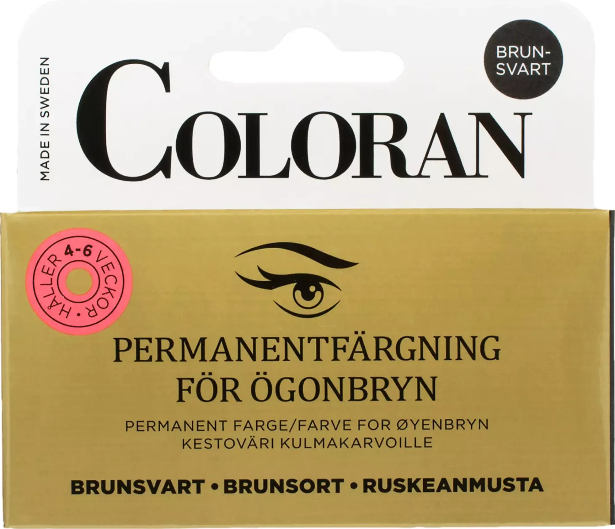 Coloran Ögonbrynsfärg Brunsvart