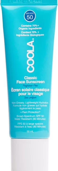 COOLA Classic Face Lotion Fragrance-Free SPF 50 50 ml