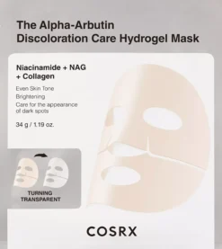COSRX The Alpha-Arbutin Discoloration Care Hydrogel Mask 3 st