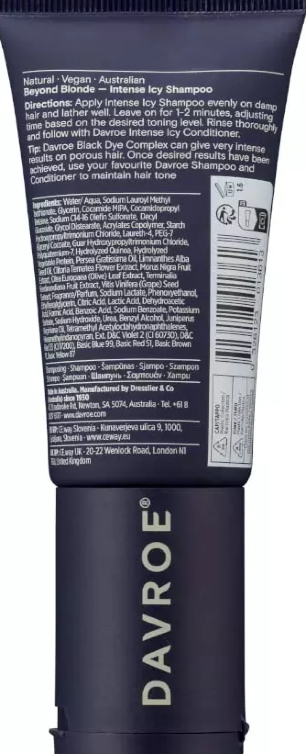 DAVROEBeyond Blonde Intense Icy Shampoo 325 ml