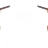Dazzling Earrings Col Small Creole W Clear Crystals Gold