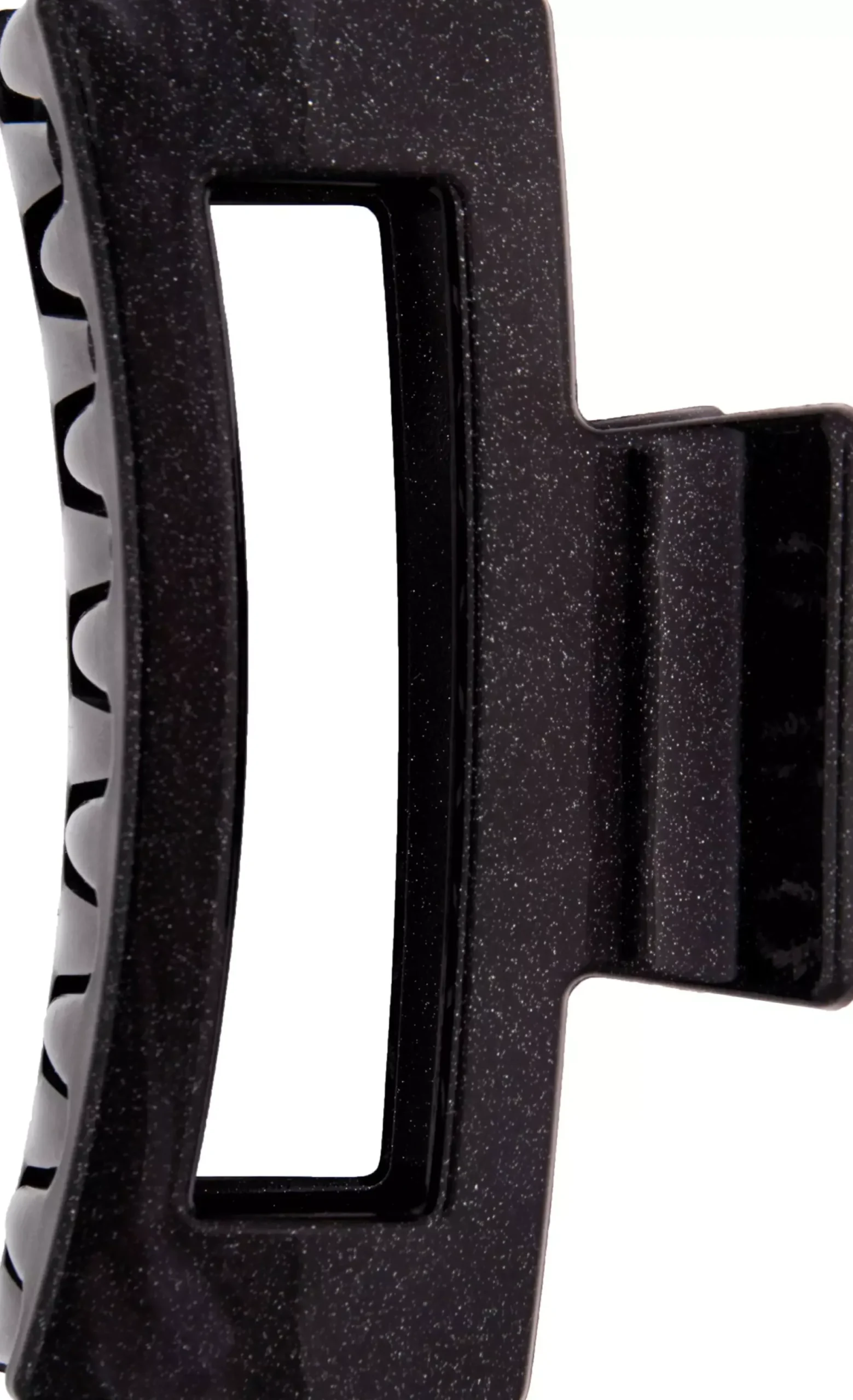 Dazzling Hair Clip Black Glitter