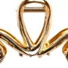 Dazzling Hair Clip Metal Gold 11 cm