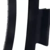 Dazzling Hair Clip Square 10,5 cm Black