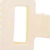 Dazzling Hair Clip Square 5 cm Yellow