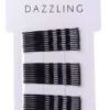 DazzlingHår 30-pack Bobbypins svarta