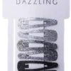 DazzlingHår 6-pack glittriga hårspännen