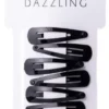 DazzlingHår 6-pack svarta hårspännen