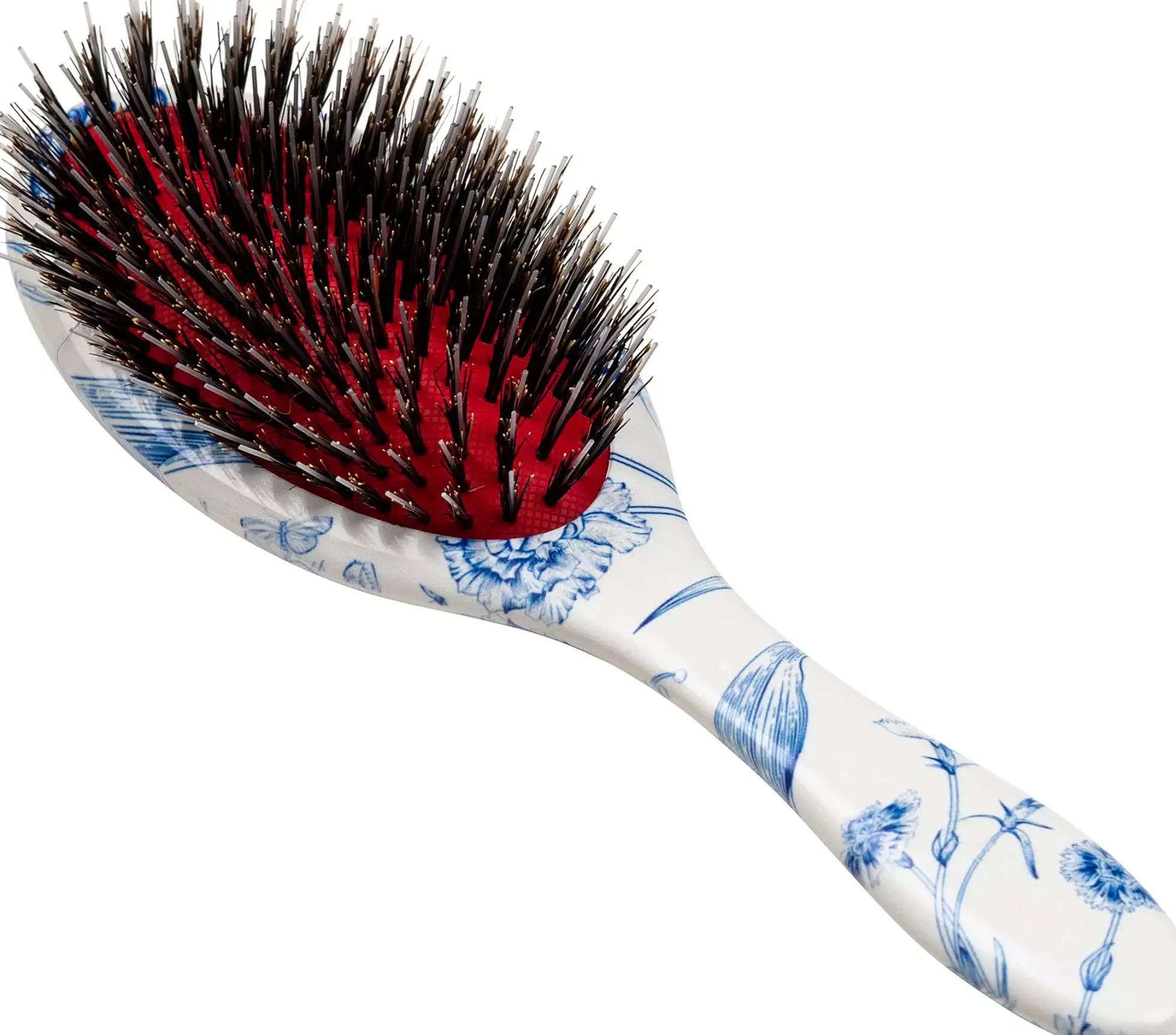 Denman Deluxe D81M Medium Style & Shine Brush Blue Belle