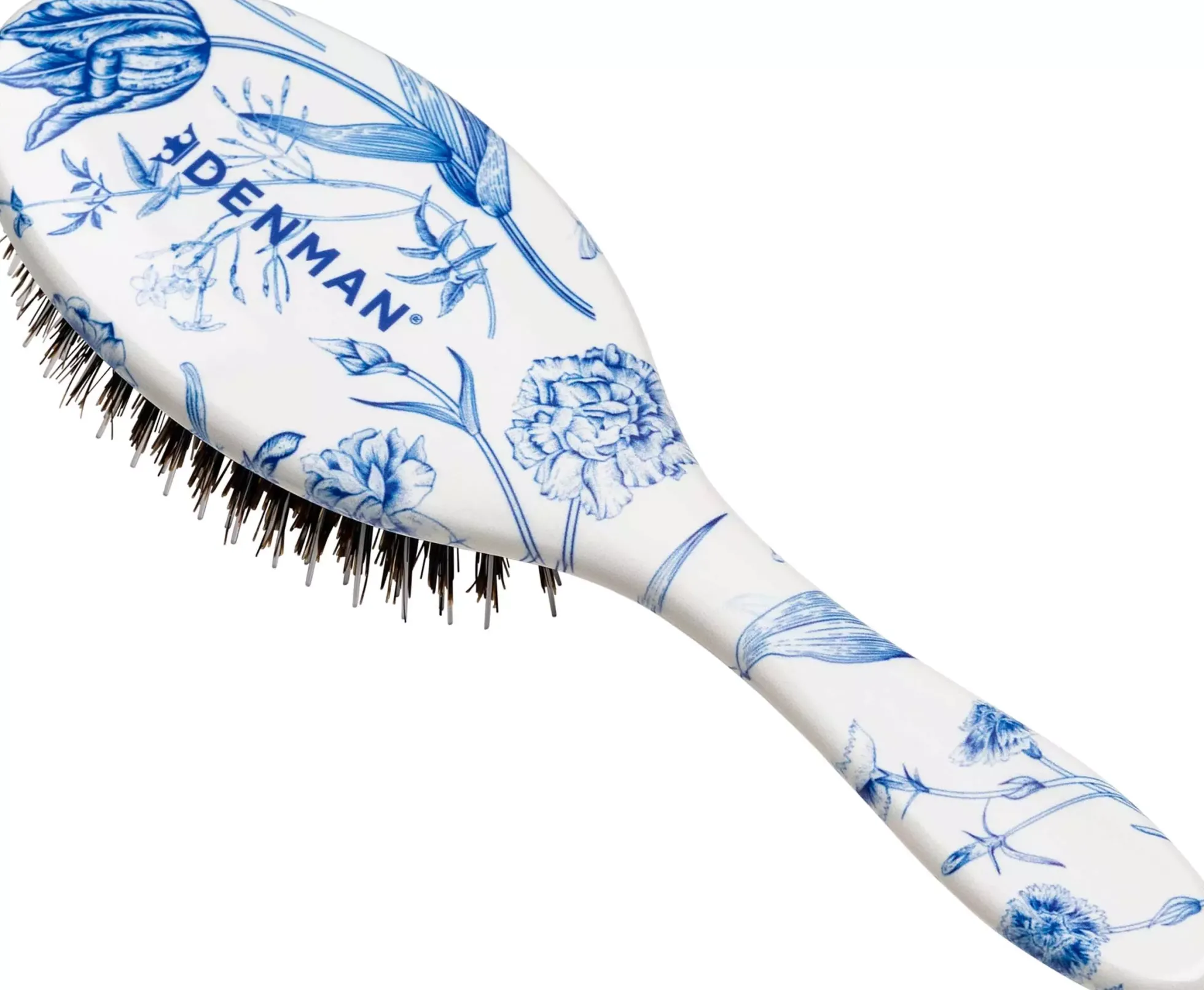 Denman Deluxe D81M Medium Style & Shine Brush Blue Belle