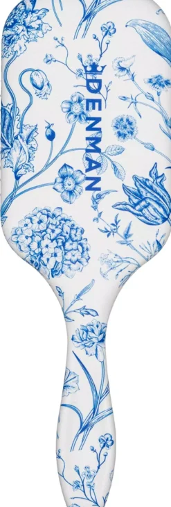 Denman Deluxe D38 Power Paddle Brush Blue Belle