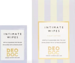 DeoDoc Intimate Deo Wipes Violet Cotton