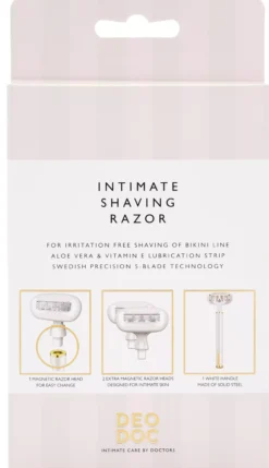 DeoDoc Intimate Shaving Razor White